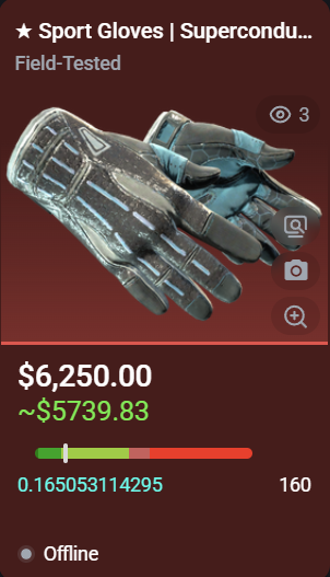 Overpriced listing card